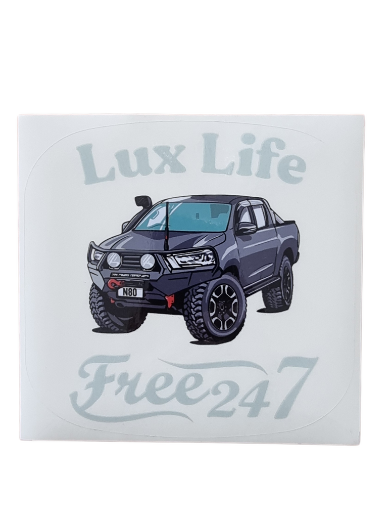 Lux Life - N80 Window Sticker – Free 24 7