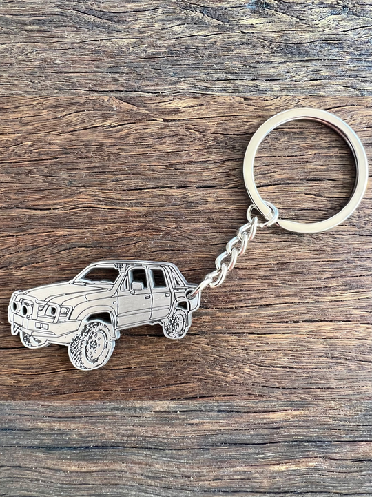 Old Luxy Metal Keychain - N60