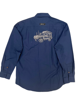 Embroidered Troop Carrier - Life Wear Button Up Shirt