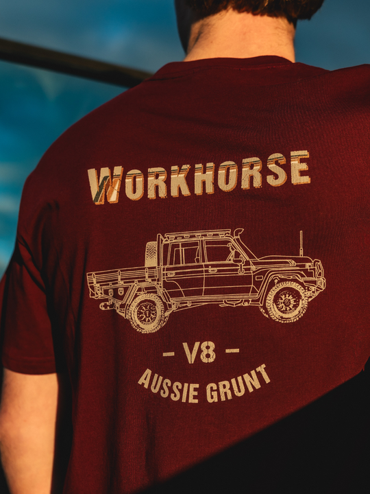 79 Series Land Cruiser Dual Cab - Workhorse Men’s T-Shirt