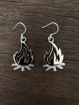 Campfire - Polished Earrings