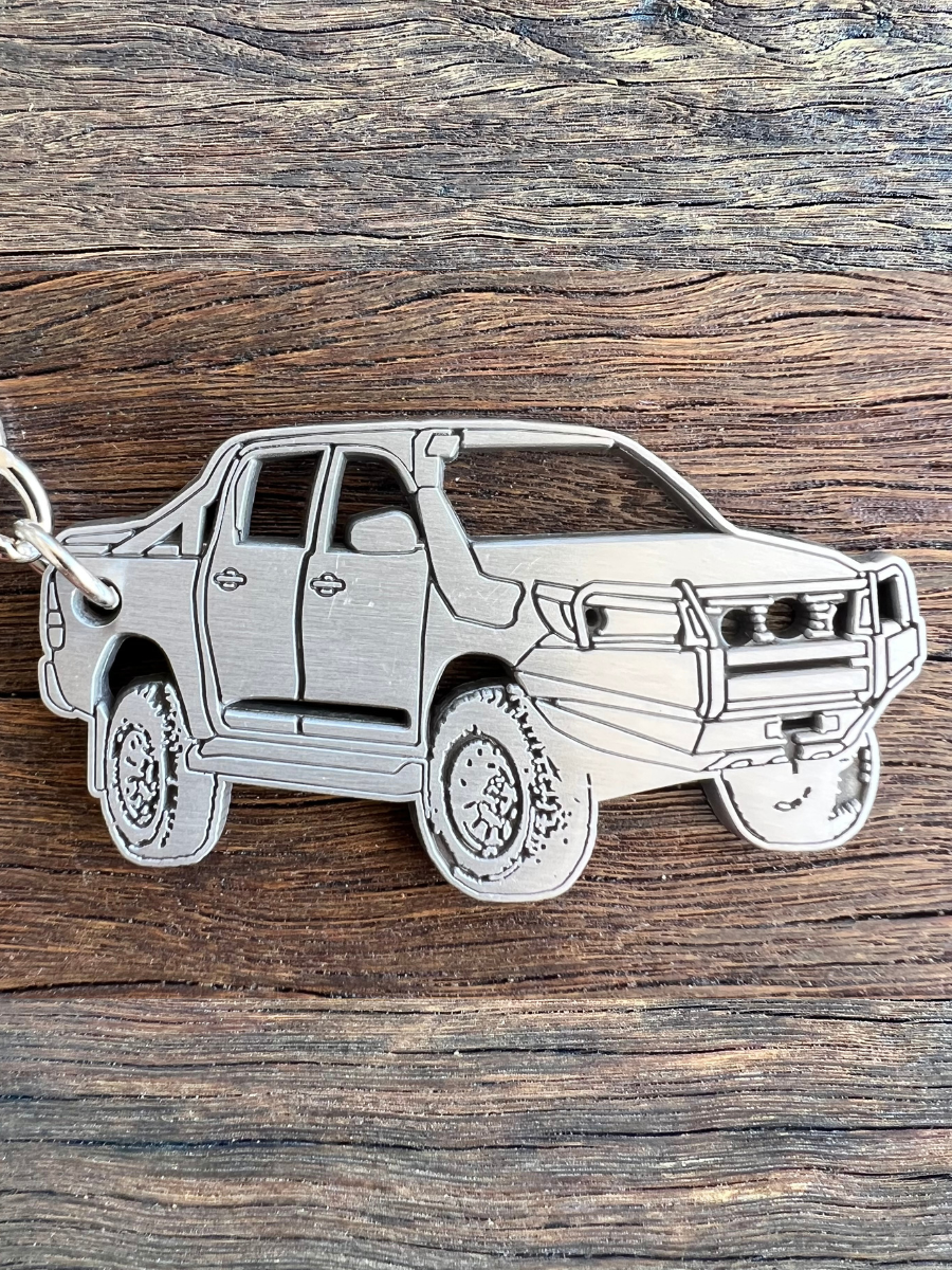 N80 Hi Lux Metal Keyring