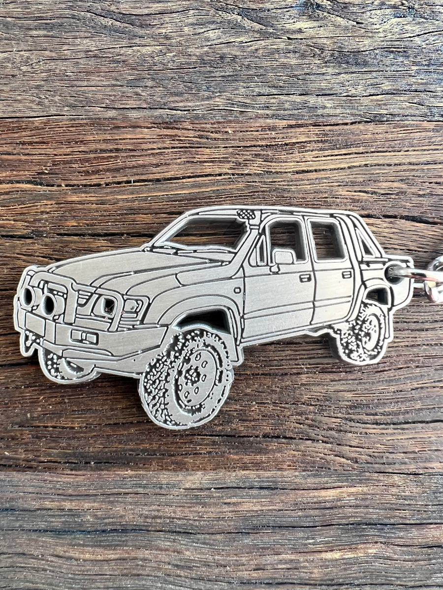Old Luxy Metal Keychain - N60
