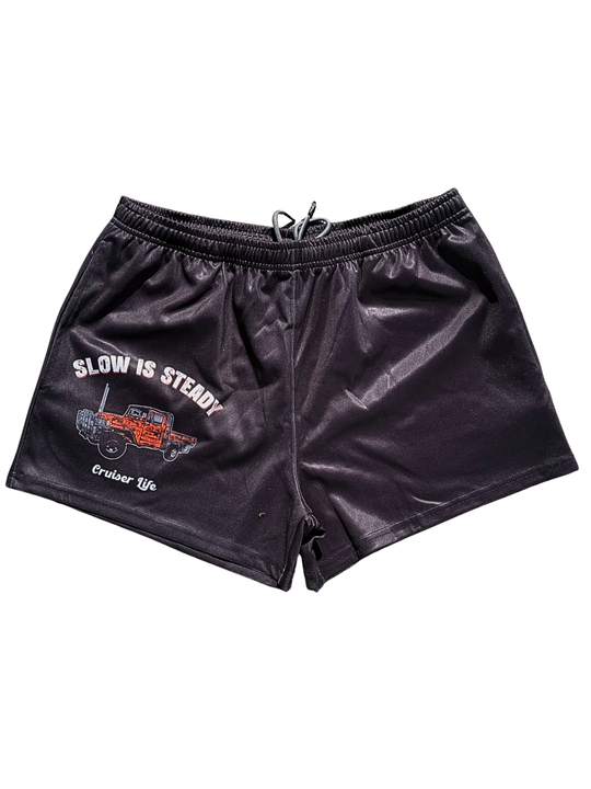 Slow is Steady Cruiser Life 45 Series - Unisex Footy Shorts
