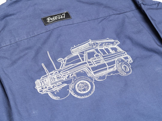 Embroidered Troop Carrier - Life Wear Button Up Shirt